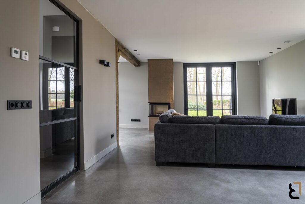 Woonbetonvloer bij woning in Woudenberg