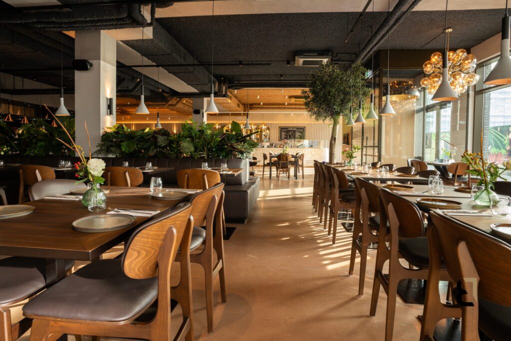 Woonbetonvloer restaurant Graca in Amsterdam