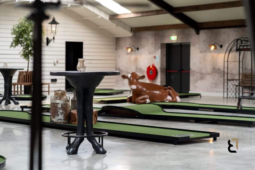 Betonvloer in boerderij de Weistaar in Maarsbergen
